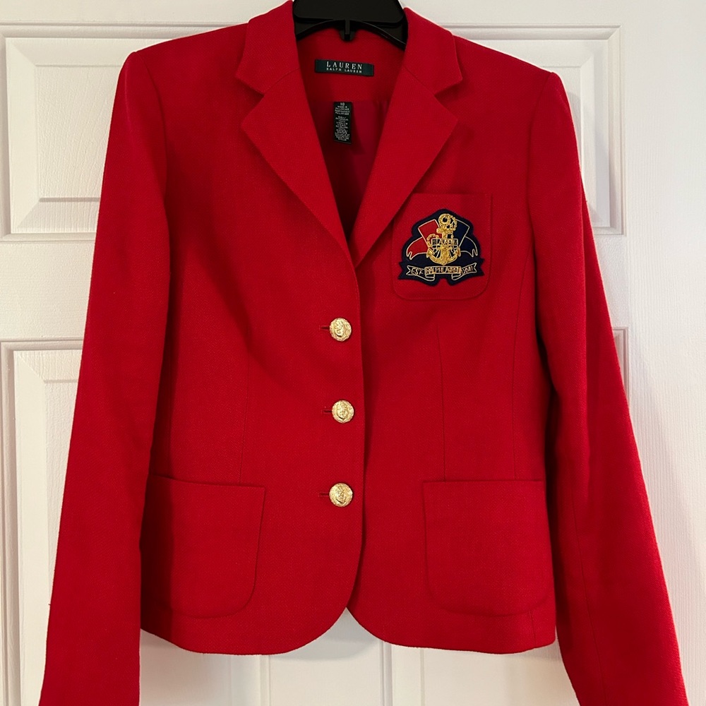 Ralph Lauren, classic dress jacket with Lauren Emblem